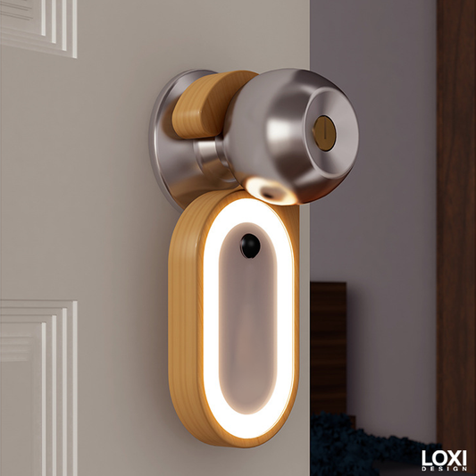 Loxi Design™ Wood Notepad Hangable Lamp