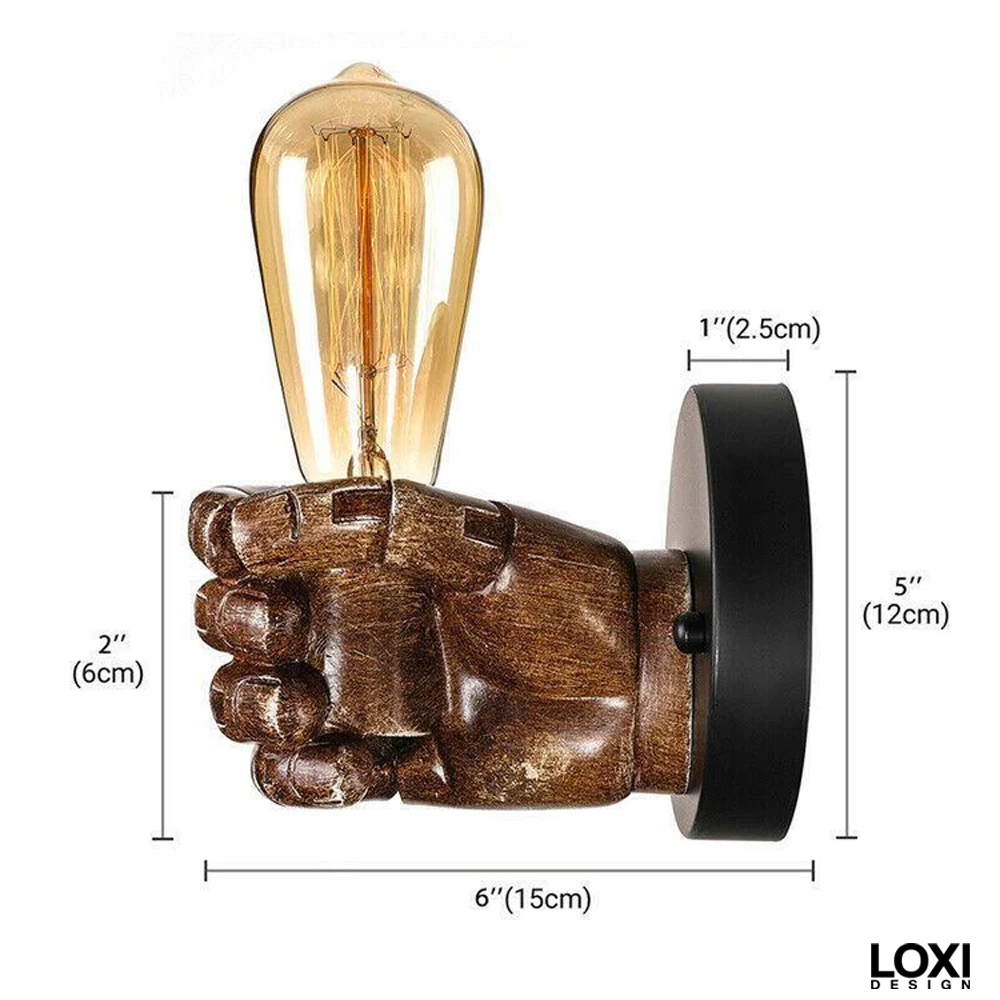 Loxi Design™ Retro Resin Wall Lamp