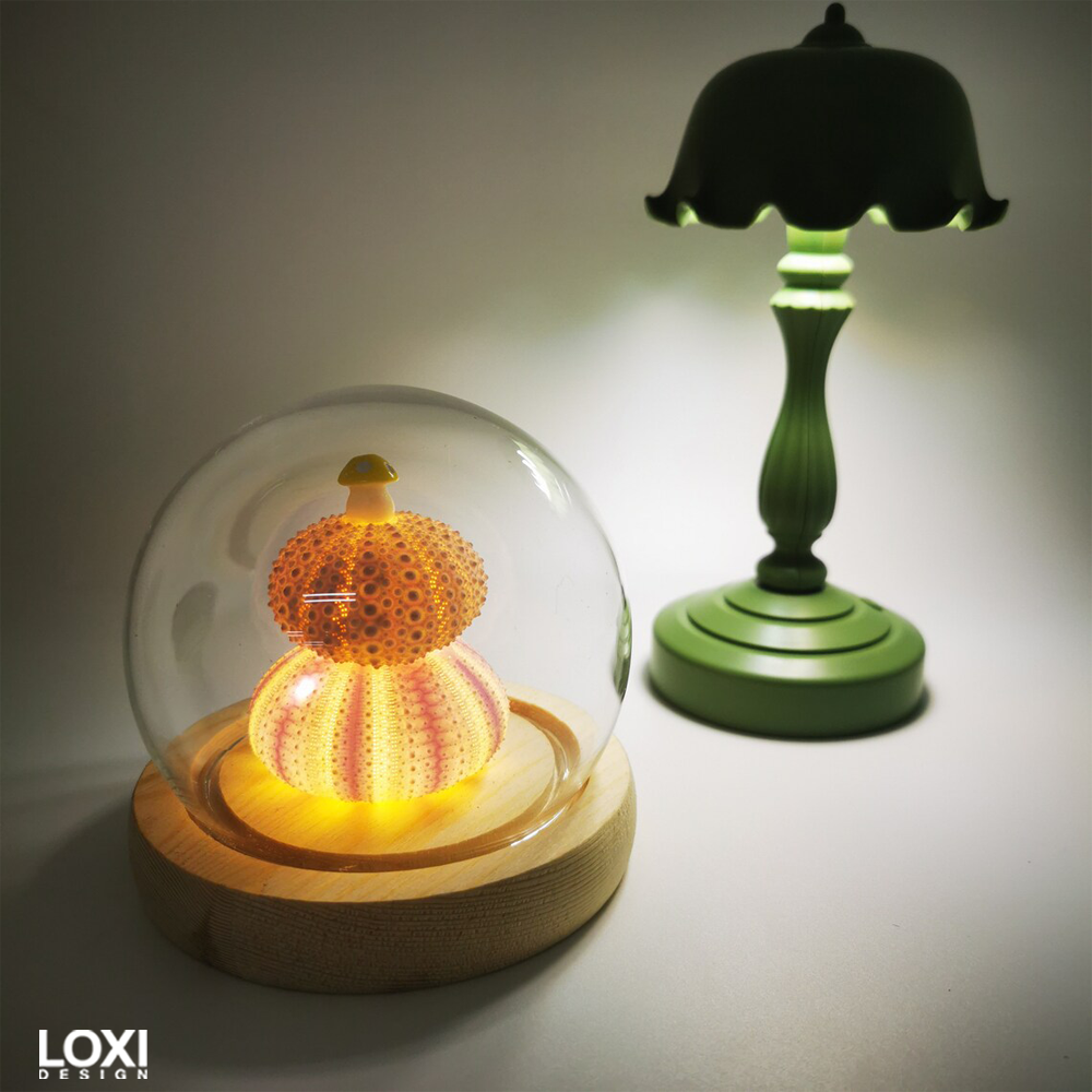 Loxi Design™ Sea Urchin Mushroom lamp