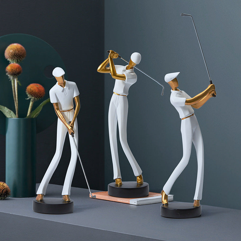 LoxiDesign™ Swing Master Golf Figurine