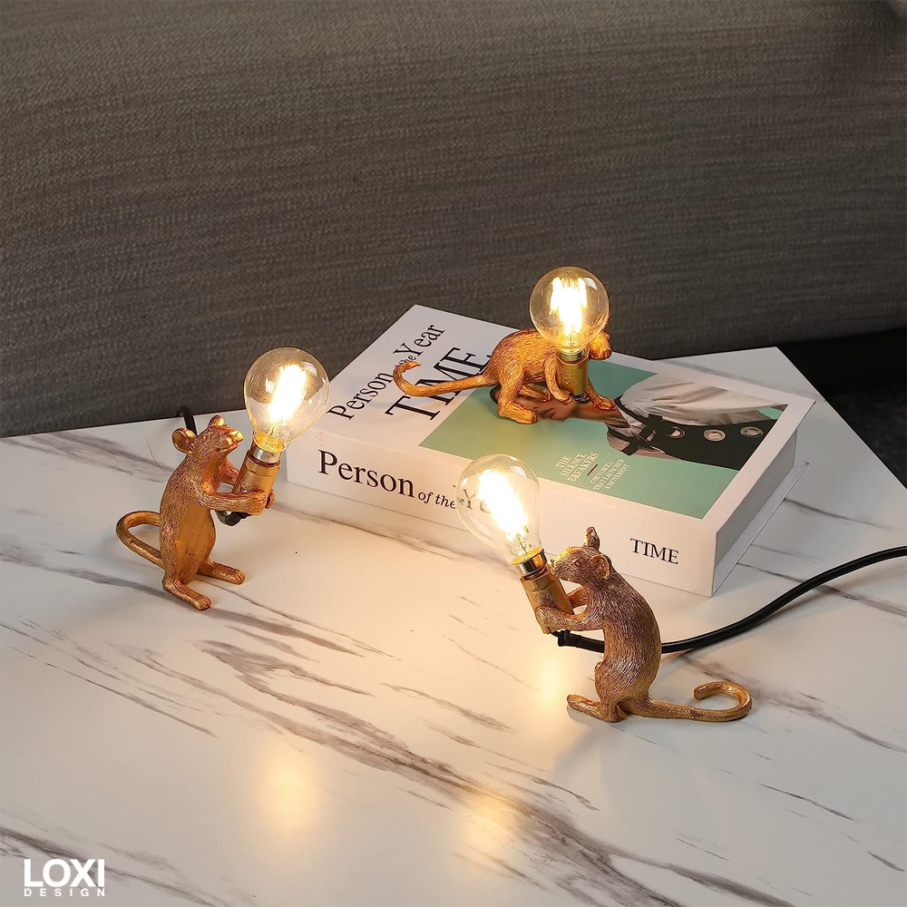 LoxiDesign™ Nordic Mouse Lamp