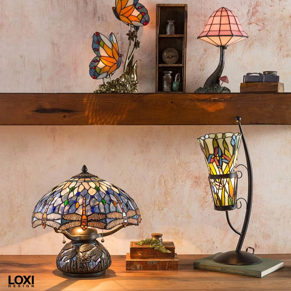 LoxiDesign™ Tiffany Dragonfly Lamp