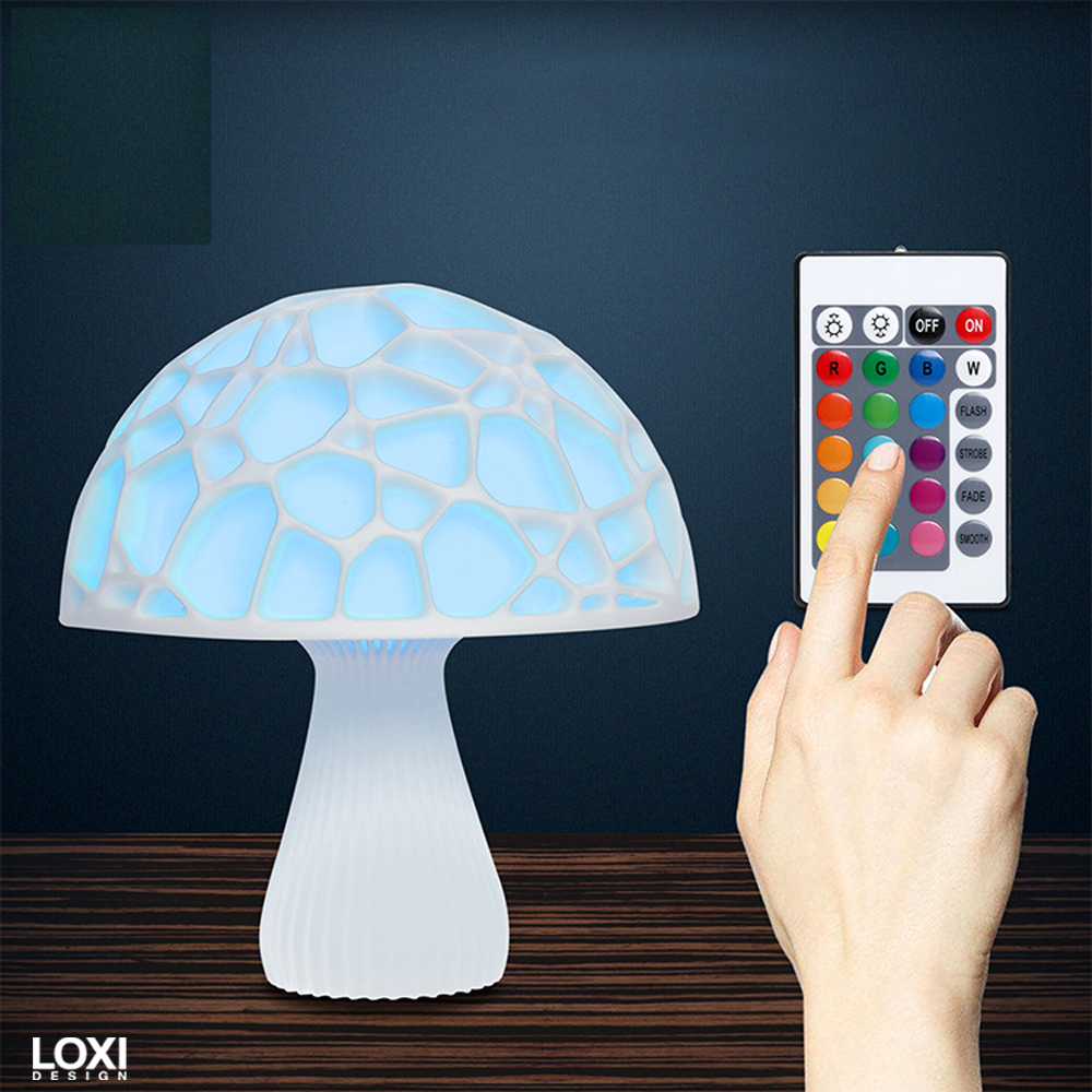 Loxi Design™ 3D Print Mushroom Lamp