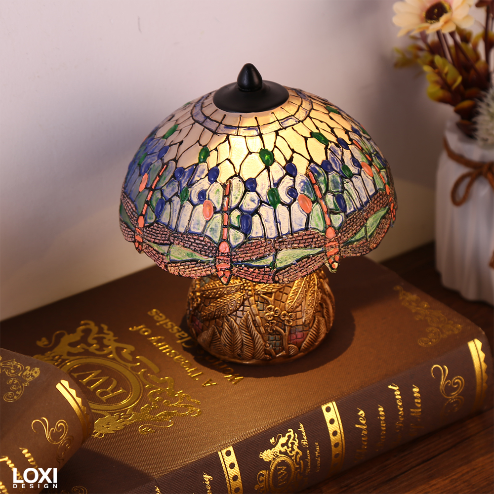 LoxiDesign™ Tiffany Dragonfly Lamp